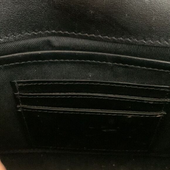 Coveted Dannijo Beckett Black Leather Clutch - 2014 Metallic Geometric Crossbody - Picture 8 of 12